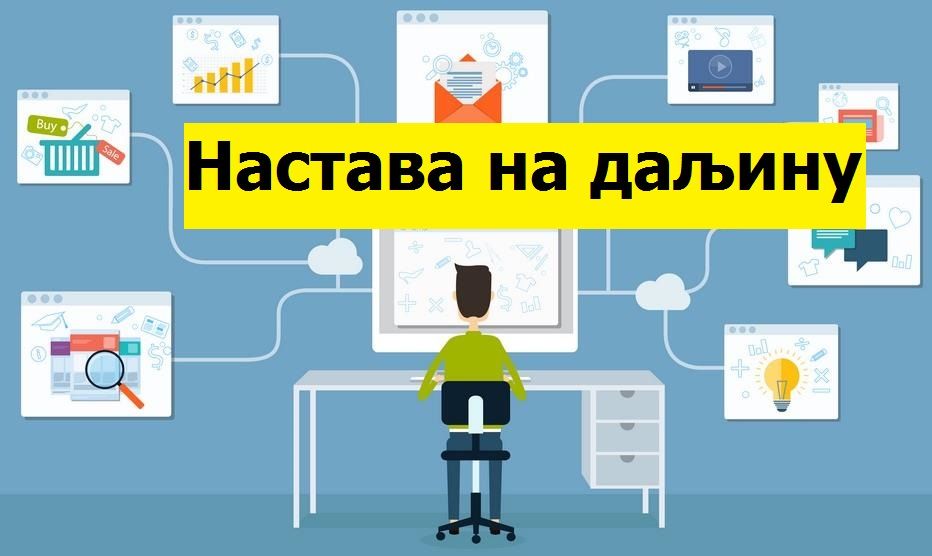 Настава на даљину за старије разреде од 15. марта